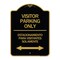 Signmission Bilingual Reserved Parking Visitor Parking Only Estacionamiento Para Visitantes, A-DES-BG-1824-24304 A-DES-BG-1824-24304 - alternate 1